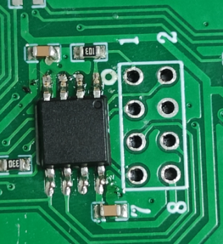 图8-11 flash 烧录端口连接(1)